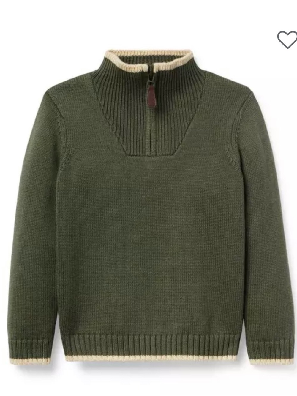 Boy’s Half Zip Sweater
